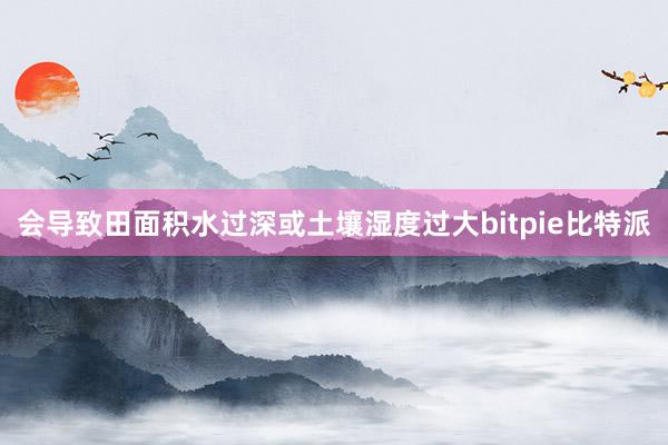 会导致田面积水过深或土壤湿度过大bitpie比特派