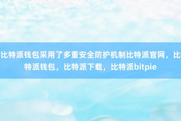 比特派钱包采用了多重安全防护机制比特派官网，比特派钱包，比特派下载，比特派bitpie