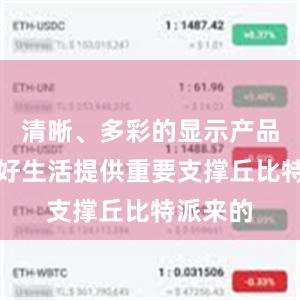 清晰、多彩的显示产品正为美好生活提供重要支撑丘比特派来的