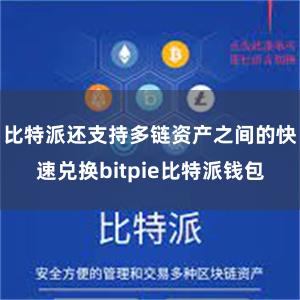 比特派还支持多链资产之间的快速兑换bitpie比特派钱包